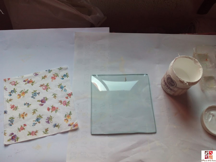 decoupage en cristal