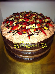 Labuan Cake - Strawberry Chocolate Mousse Cake