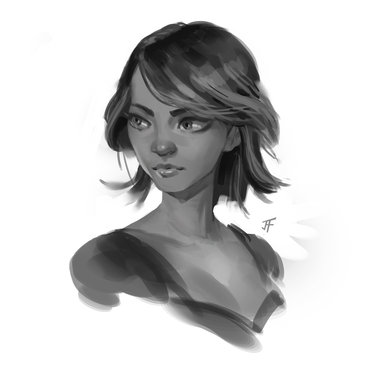 Jeremy Fenske Art: Female Character Sketches