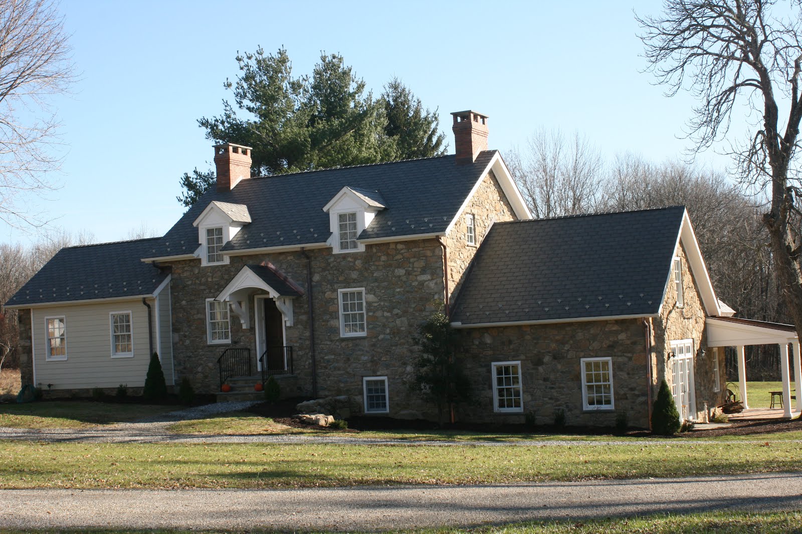 1713 stone house renovation