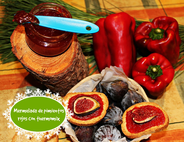 MERMELADA DE PIMIENTOS ROJOS CON THERMOMIX