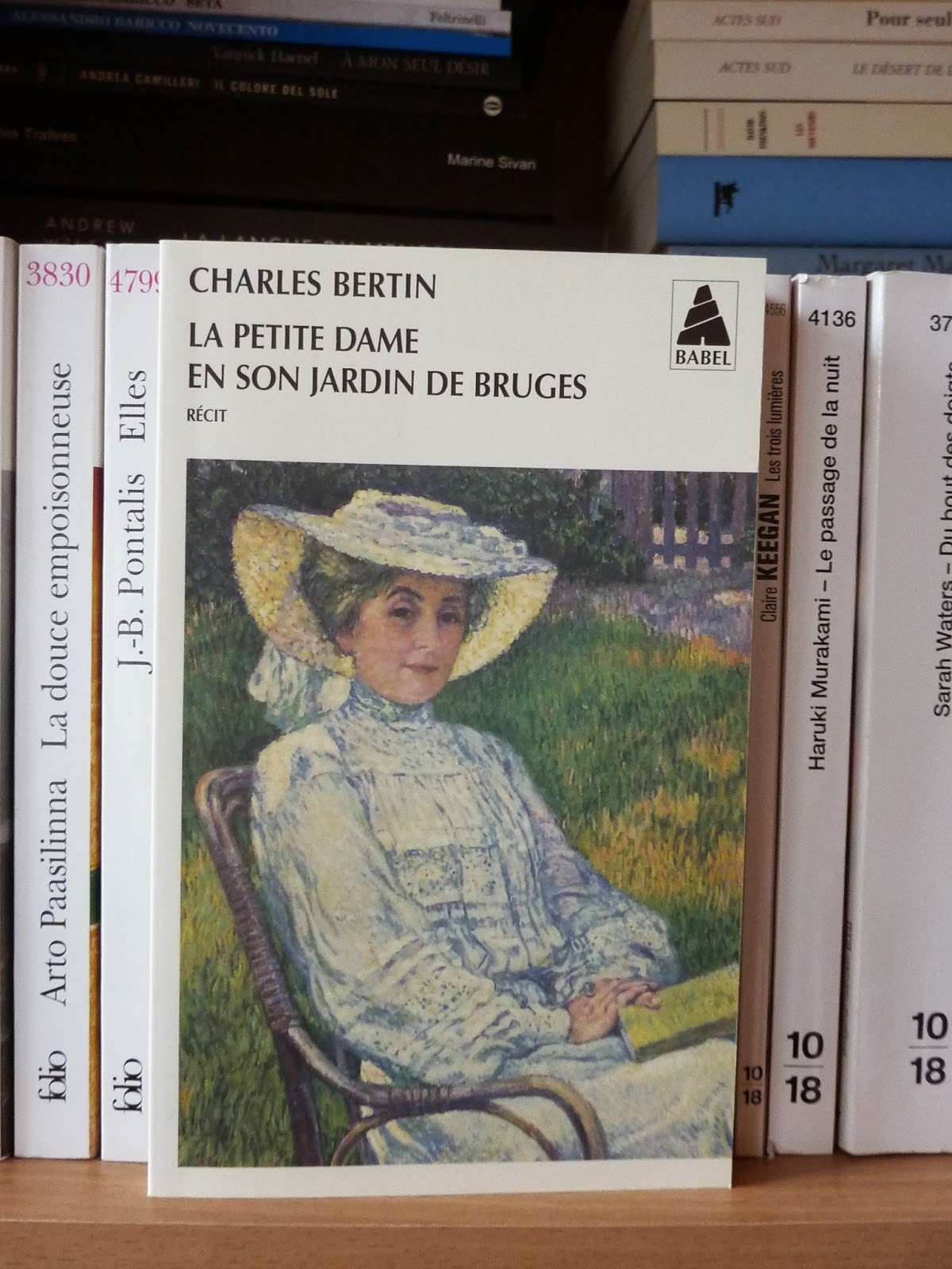 Mon salon littéraire La petite dame en son jardin de Bruges Charles