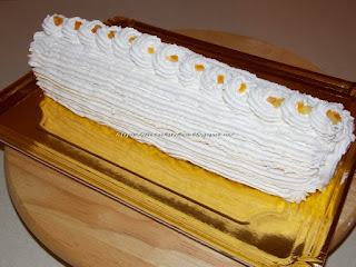 Rol diplomat cu dulceata de portocala