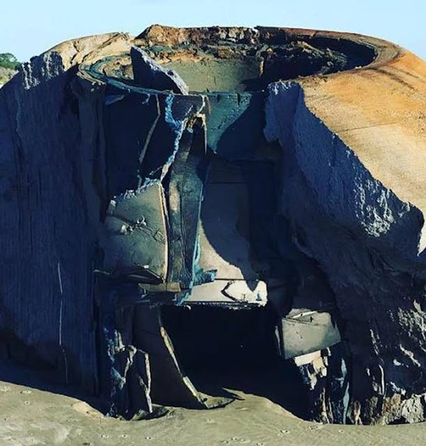 Mysterious Object washed ashore on Seabrook Island, South Carolina  Mysterious%2Bobject%2BSouth%2BCarolina%2B%25282%2529