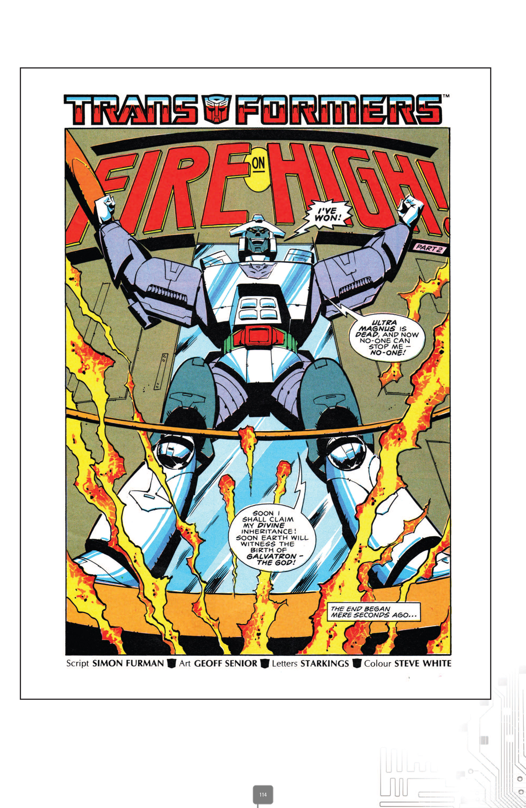 Read online The Transformers Classics UK comic -  Issue # TPB 4 - 114