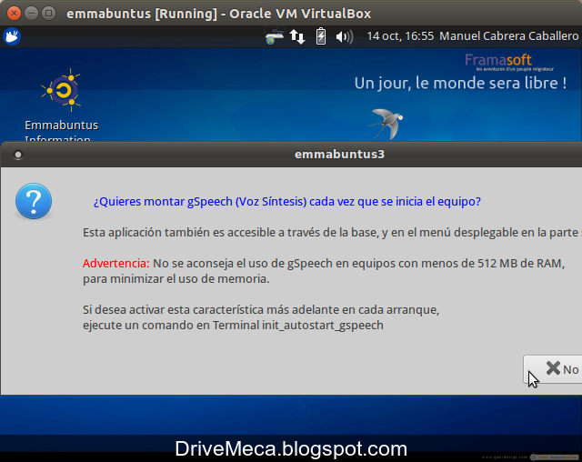 DriveMeca instalando Emmabuntus 3 paso a paso