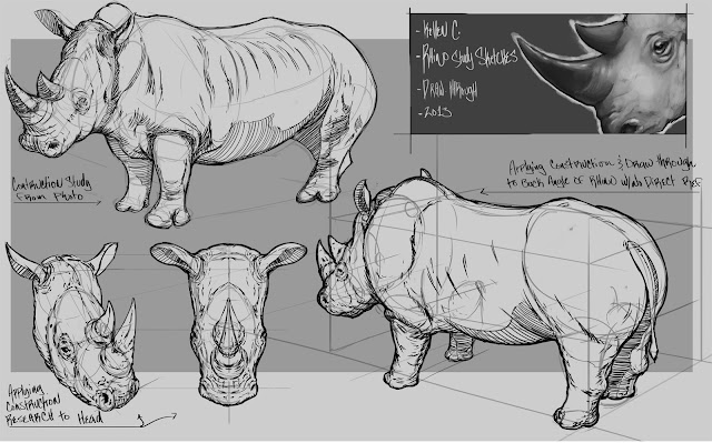 Art of Kellen Carranza: Studying Animal Anatomy