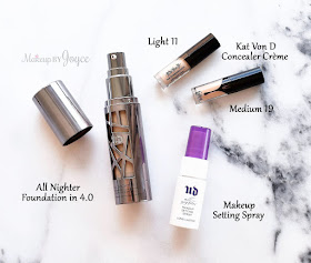 Urban Decay All Nighter Liquid Foundation 4.0 NC30 Review