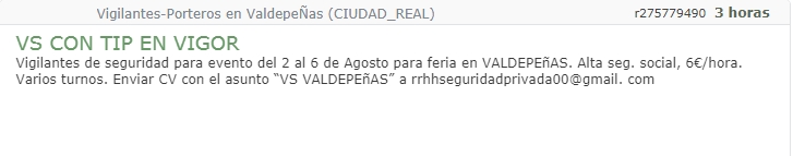 LAS EMPRESAS PIRATAS NO SE ESCONDEN. QUIÉN ESTÁ DETRÁS DE   rrhhseguridadprivada00@gmail. com