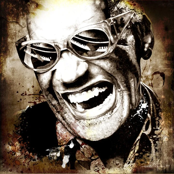 Ray Charles 1930-2004 | Patrice Murciano 1969 | French Pop Art and Mix Media painter