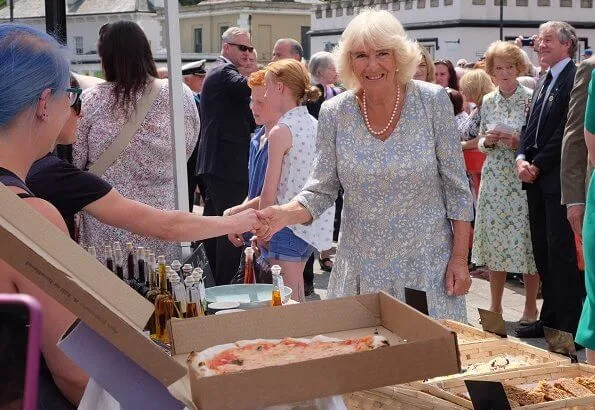 The Duke and Duchess visited Tavistock and attended the town’s Community Festival