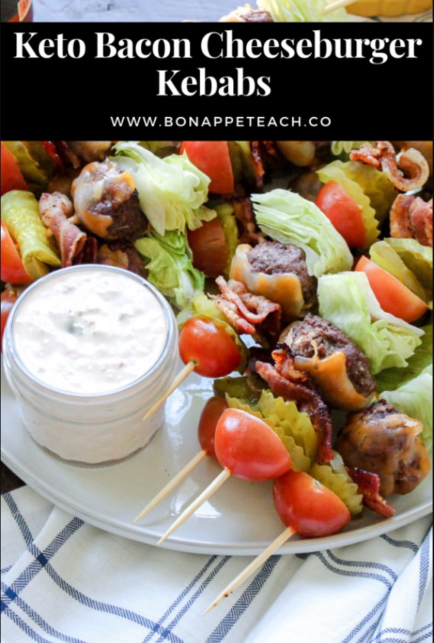 Bacon Cheeseburger Kebabs Recipes Food