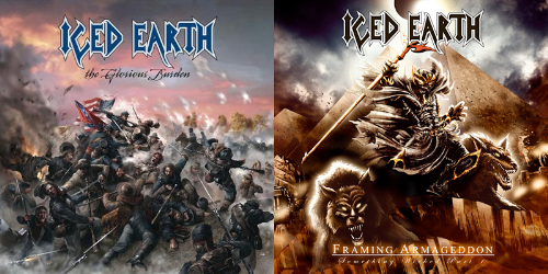 ICED EARTH - The Glorious Burden (2004) / Framing Armageddon : Something Wicked Part I (2007) Icedearth_gloriousburden_framingarmageddon