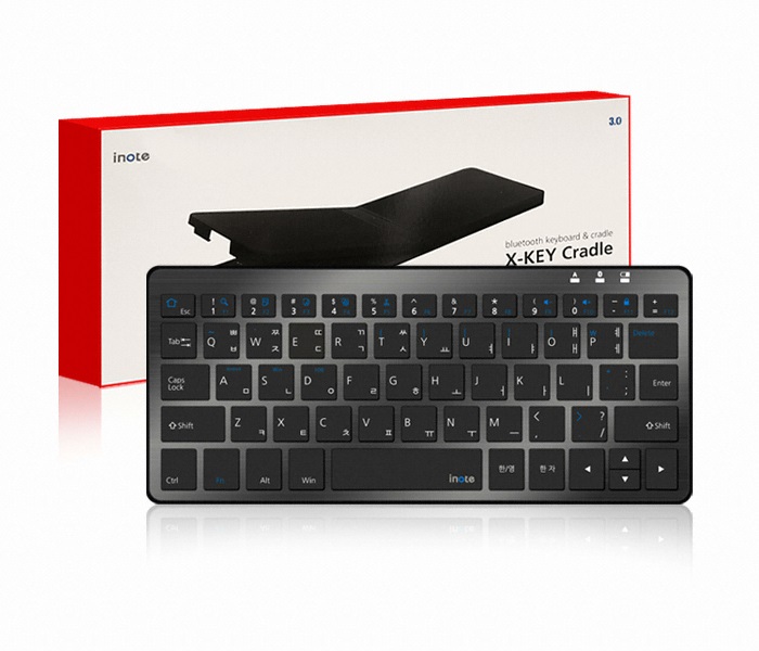 아이노트 XKEY Cradle 블루투스 키보드 무난한 가성비 just for fun