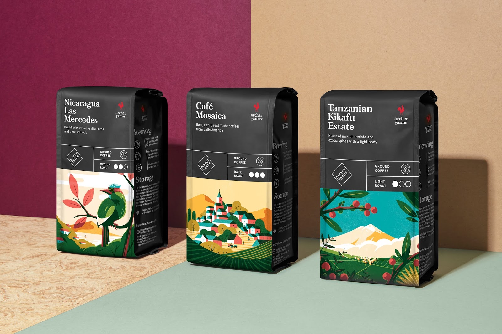archer farms coffee on packaging of the world creative coffee packaging