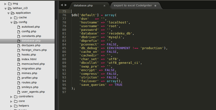 Debug false. Production_config. CODEIGNITER пример кода. Объекты: application config что это. Php Hooks.