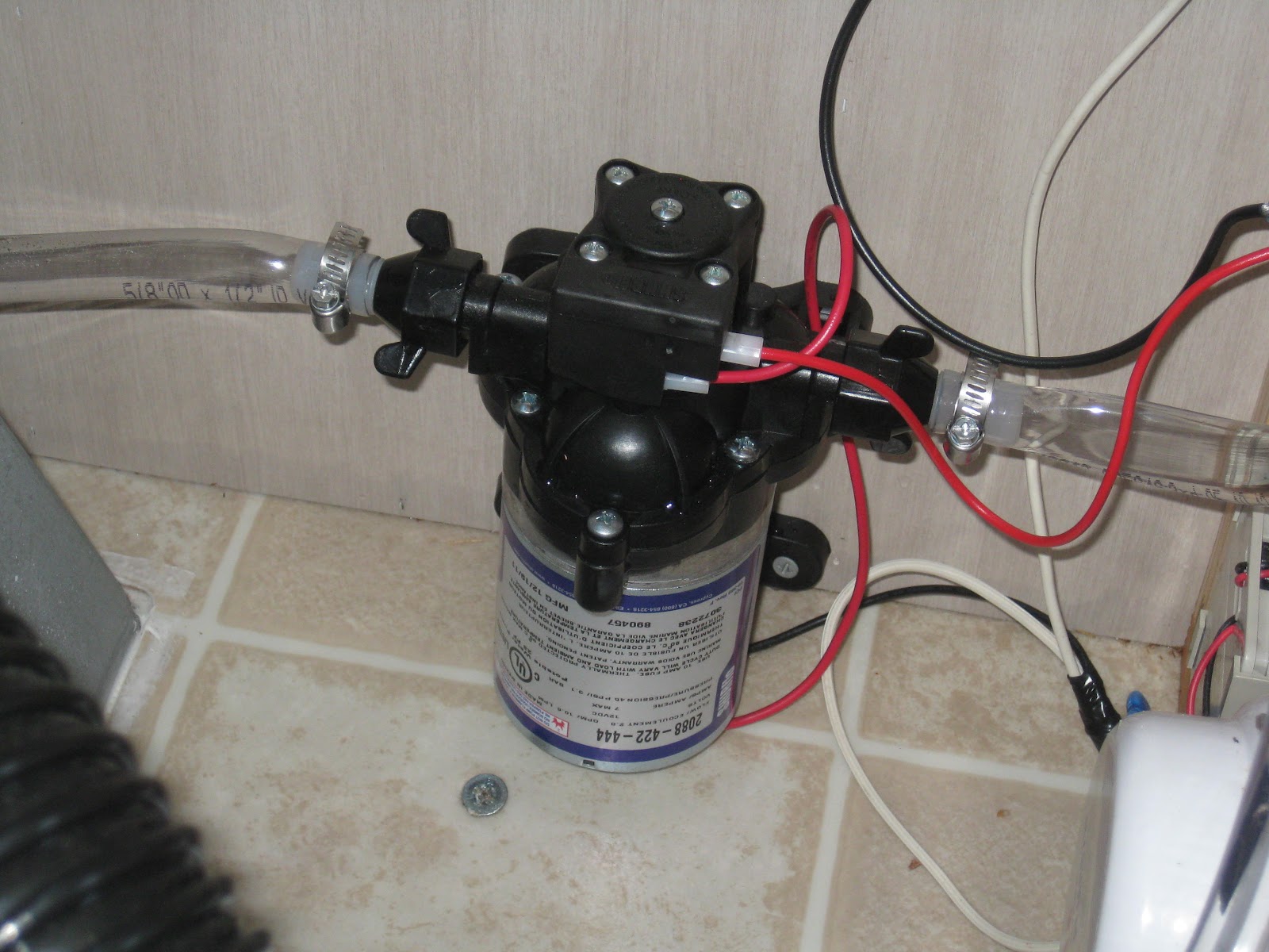 Image showcasing McCullough's Blog: Water pump installed
