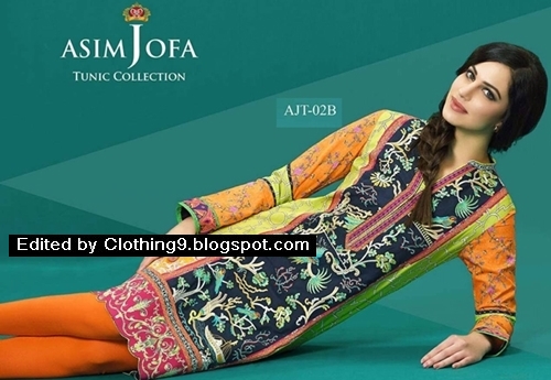 Asim Jofa Tunic Collection 2016 Catalog With Prices Asim Jofa Tunic Collection 2016 Catalog With Prices