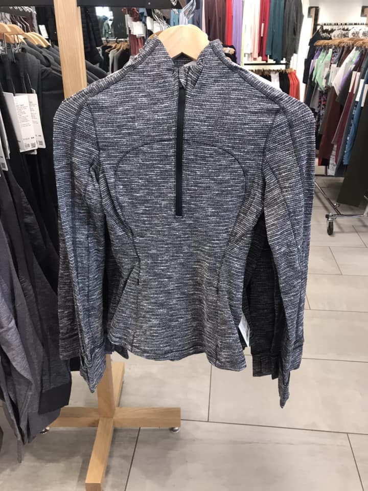 lululemon brisk running half zip
