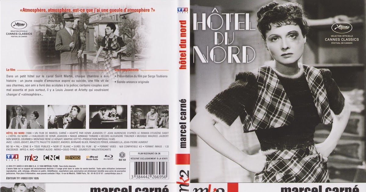 BLURAY JAQUETTES BLURAY Hôtel du Nord