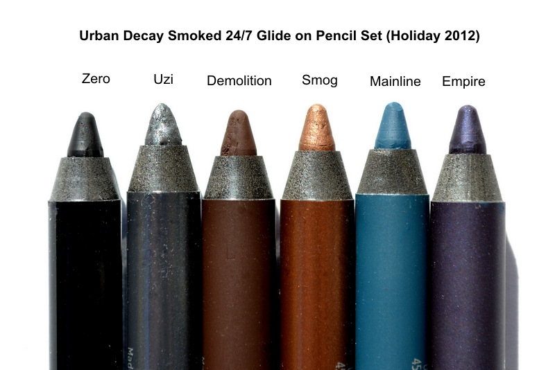 Cute and Mundane: Urban Decay Smoked 24/7 Eye Pencil Set review