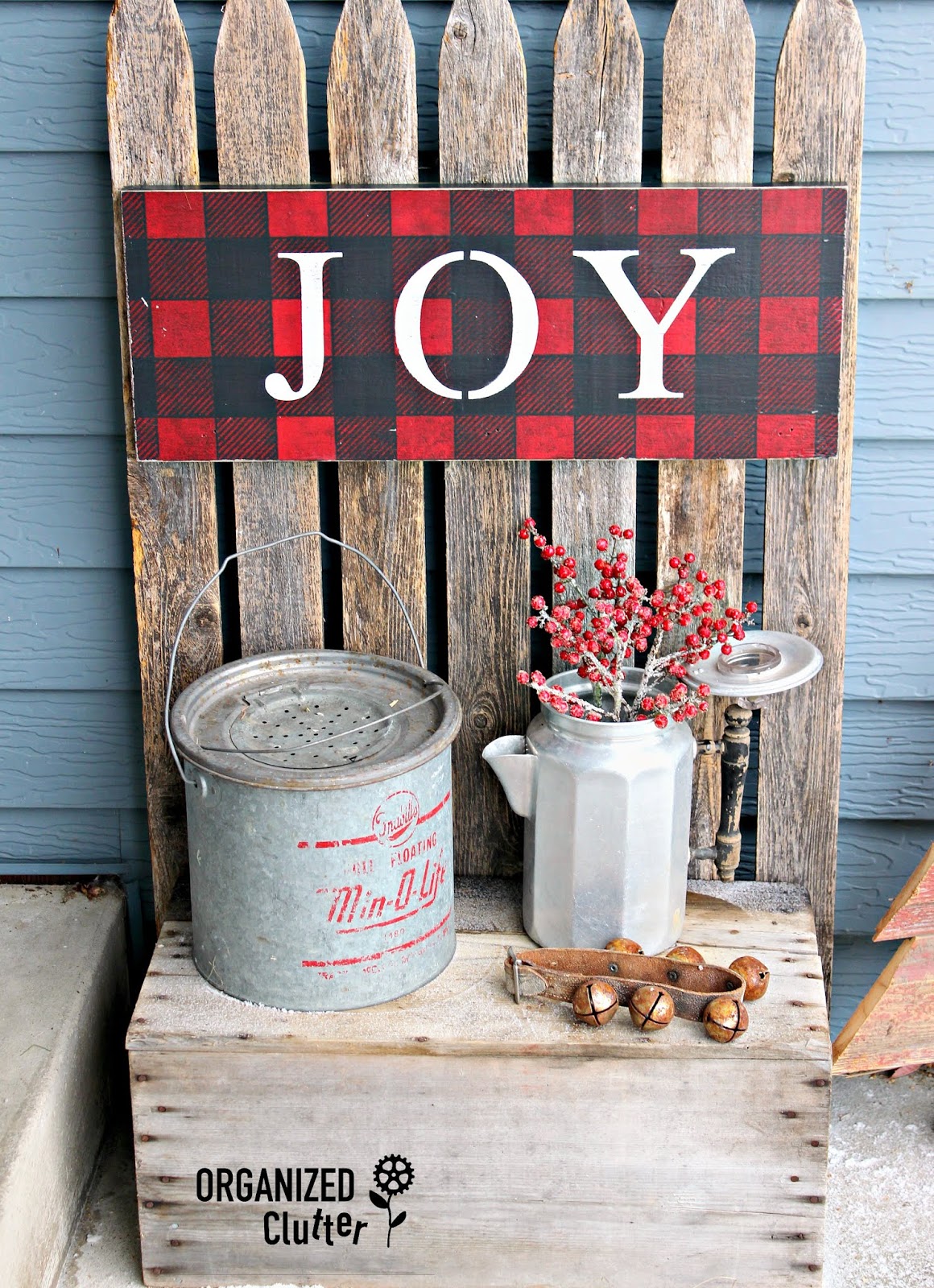 2018 Junky Rustic Christmas Outdoor Covered Patio Decor