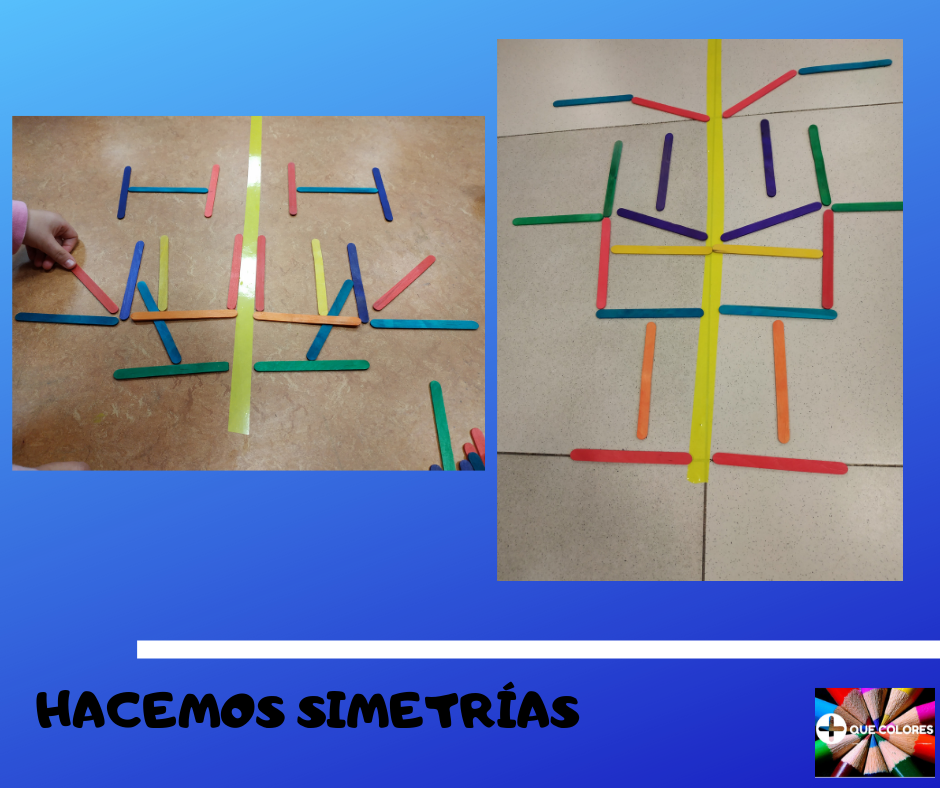 MÁS QUE COLORES LA SIMETRIA