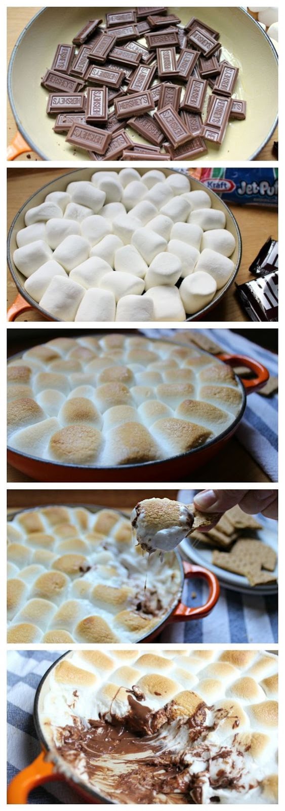 This recipe is awesome! It's so easy to make S'mores without a campfire. (Perfect for when it's raining.) Check out this fun recipe for the family. #HersheysSummer #ad