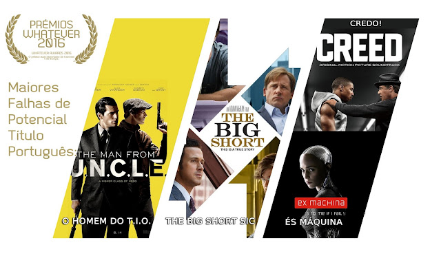 Maiores dalhas de potencial titulo portugues o homem do t.i.o. the big short sic credo és maquina