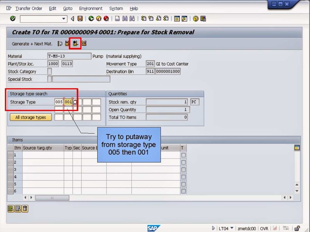 青蛙SAP分享 Froggy's SAP sharing WMS Controls Blocking Storage Types and