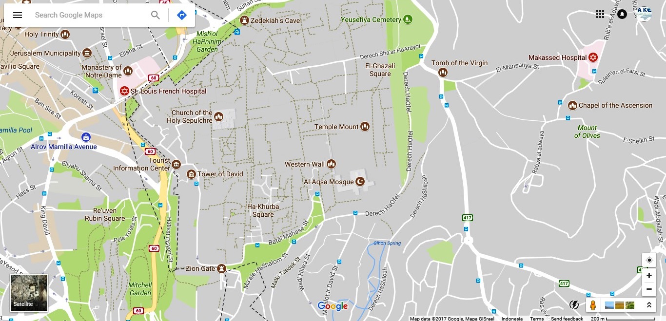 Peta Negara Palestina