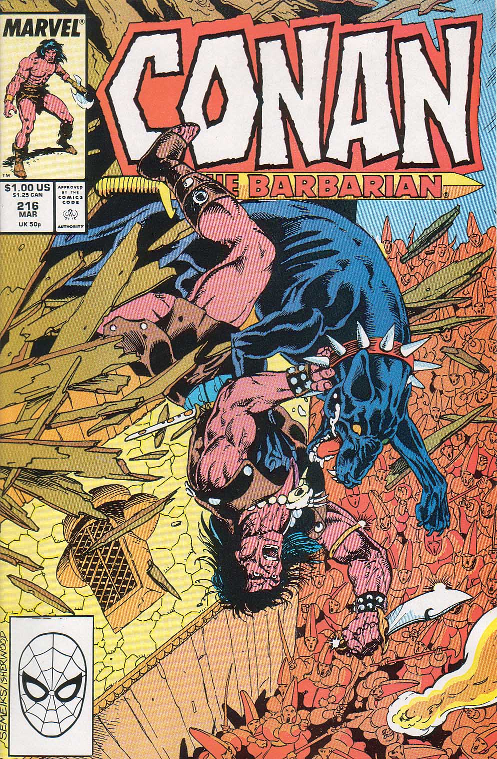 Read online Conan the Barbarian (1970) comic -  Issue #216 - 1