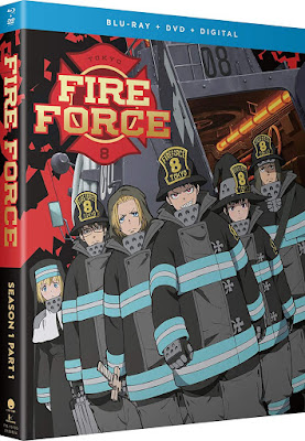 Fire Force Season 1 Part 1 Bluray Dvd Combo