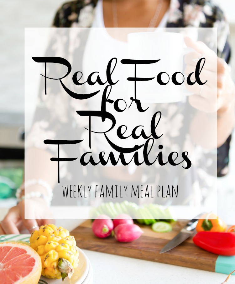 Weekly Family Meal Plan October 9 2017