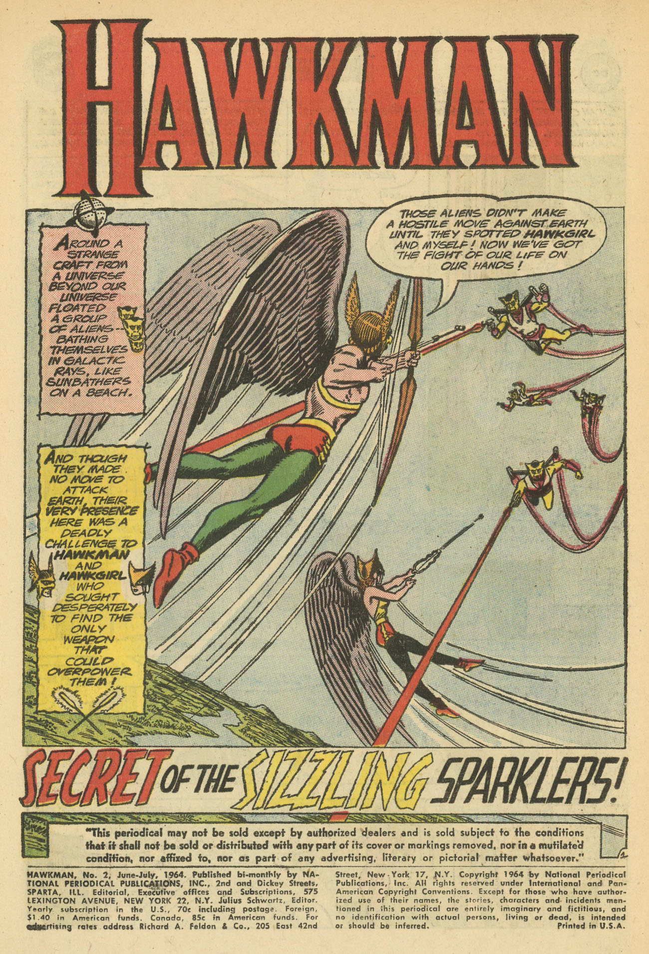 Read online Hawkman (1964) comic -  Issue #2 - 3