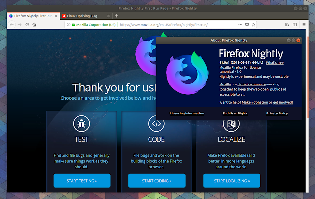 Firefox Nightly Ubuntu