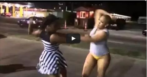 Nude Women Street Fights 79