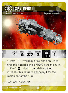 Dog Fight: Starship Edition ship card Inferno