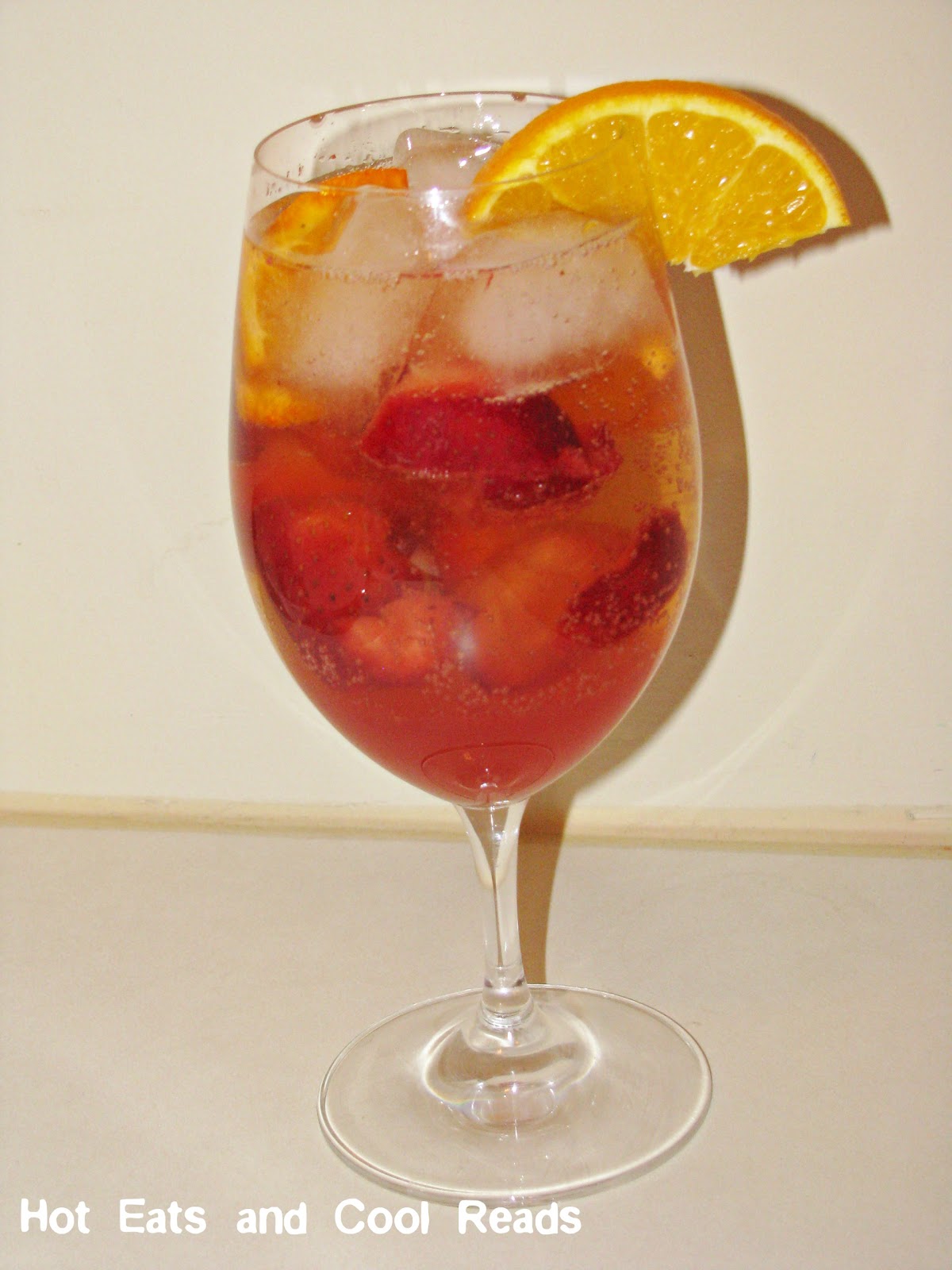 Orange and Strawberry Sparkling Vodka Cocktail Recipe