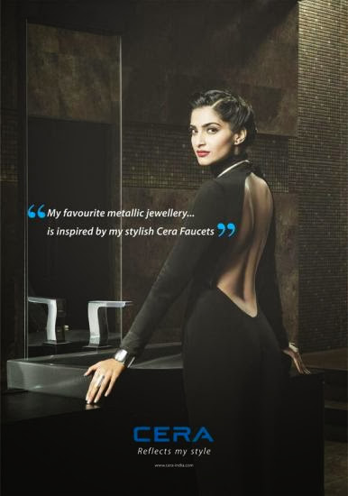 Sonam Kapoor's new print ad shoot for Cera