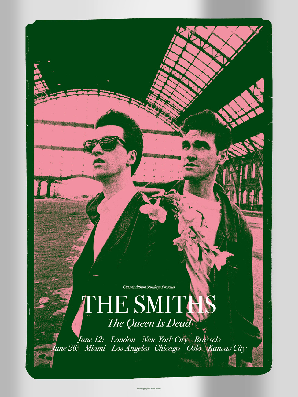 INSIDE THE ROCK POSTER FRAME BLOG Carl Glover The Smiths The Queen is