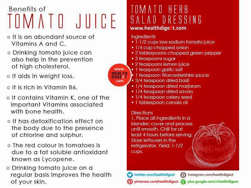 Linda's Voice Health Benefits of Tomato Juice
