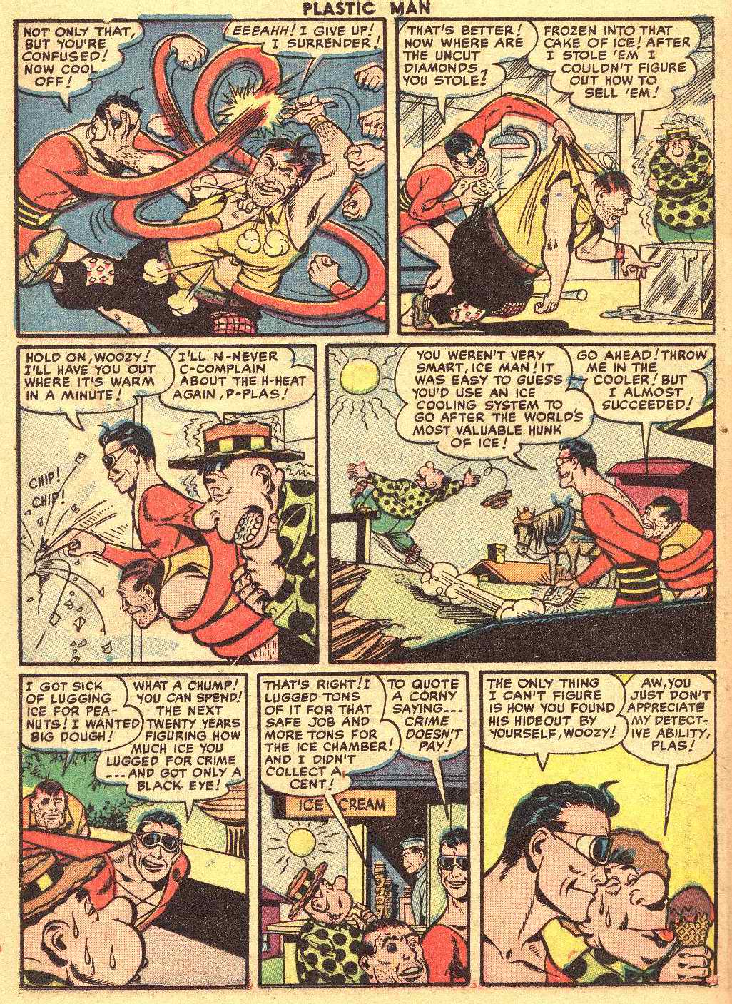 Read online Plastic Man (1943) comic -  Issue #32 - 13