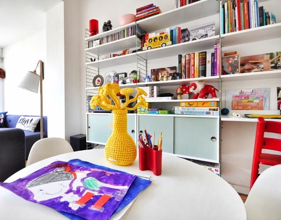 zona de escritorio en salon