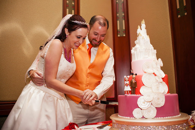 Disneyland Wedding - Cake Cutting {Root Photography}