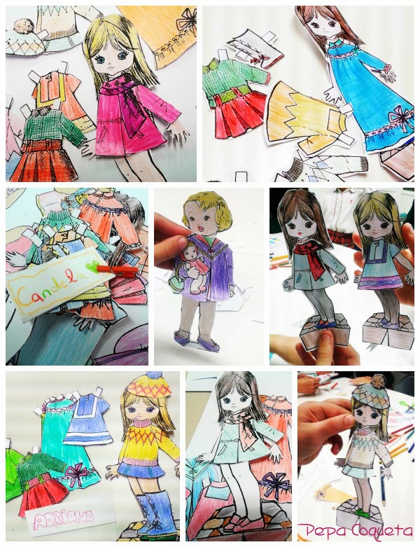 Japanese paper dolls - 30  Ropa de papel, Animales para imprimir,  Pegatinas bonitas