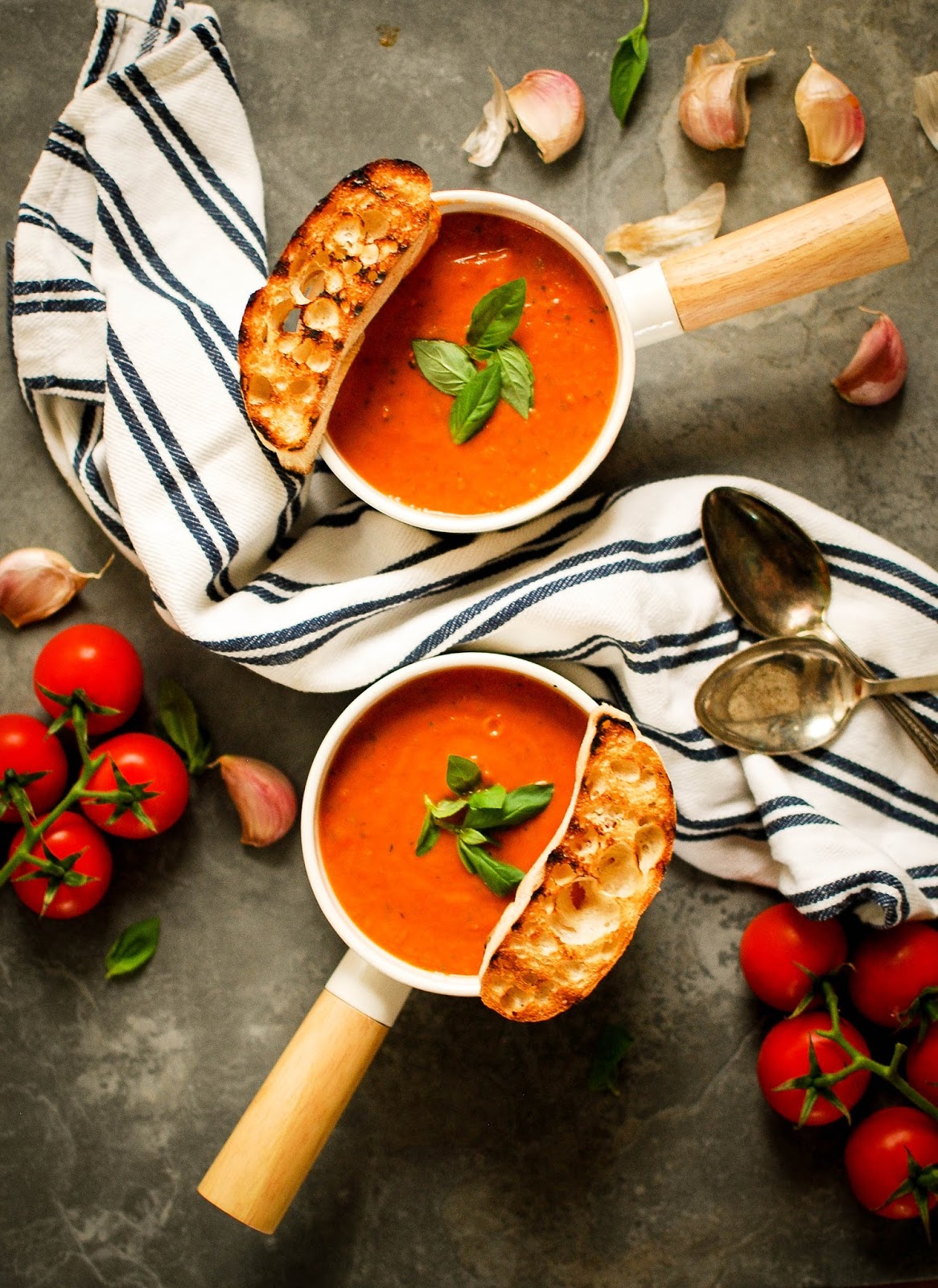 Roasted Tomato and Bread Soup Recipe Katiecakes