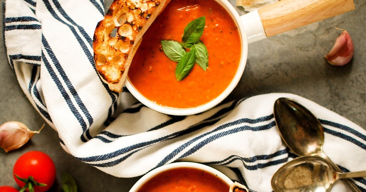 Roasted Tomato and Bread Soup Katiecakes