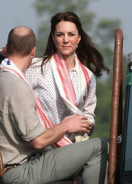Prince William and Duchess Catherine Kate Middleton Safari tour  Kaziranga National Park